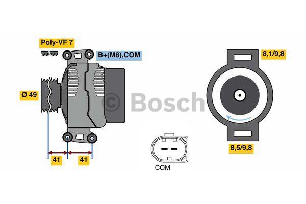 Alternator Bosch 0 986 048 840