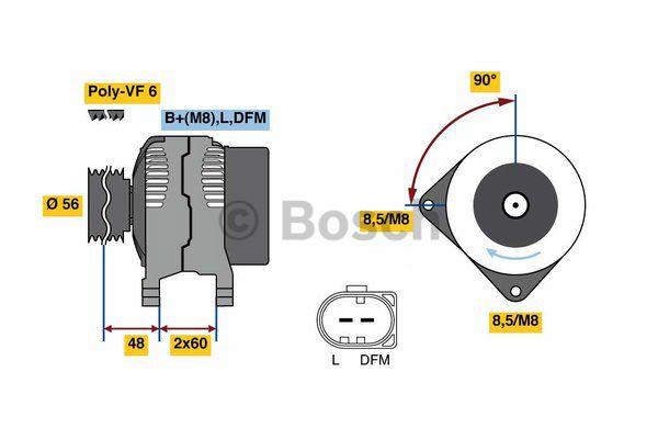 Generator Bosch 0 986 081 230