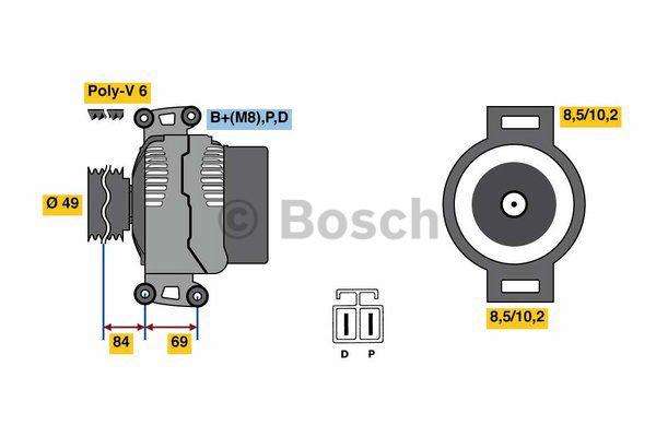 Купити Bosch 0 986 081 300 за низькою ціною в Польщі!