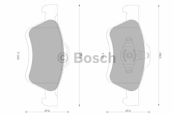 Bosch 0 986 AB9 402 Klocki hamulcowe, zestaw 0986AB9402: Dobra cena w Polsce na 2407.PL - Kup Teraz!