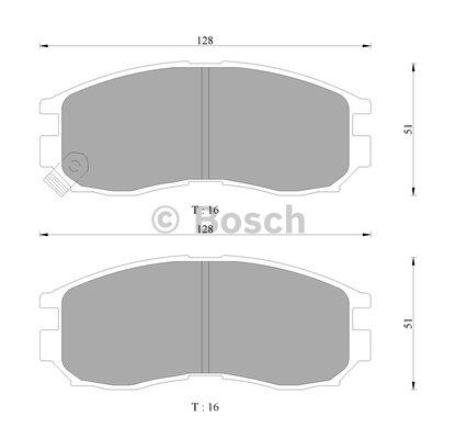 Bosch 0 986 AB9 058 Тормозные колодки дисковые, комплект 0986AB9058: Отличная цена - Купить в Польше на 2407.PL!