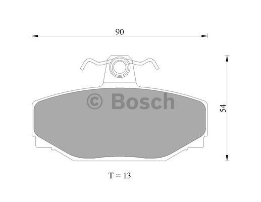 Bosch 0 986 AB4 435 Brake Pad Set, disc brake 0986AB4435: Buy near me at 2407.PL in Poland at an Affordable price!