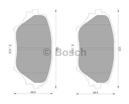Bosch 0 986 AB9 089 Brake Pad Set, disc brake 0986AB9089: Buy near me in Poland at 2407.PL - Good price!