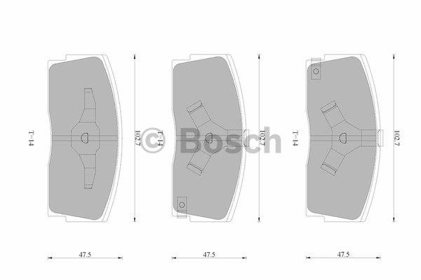 Bosch 0 986 AB9 028 Тормозные колодки дисковые, комплект 0986AB9028: Отличная цена - Купить в Польше на 2407.PL!