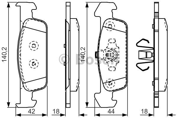 Bosch 0 986 TB3 209 Klocki hamulcowe, zestaw 0986TB3209: Dobra cena w Polsce na 2407.PL - Kup Teraz!