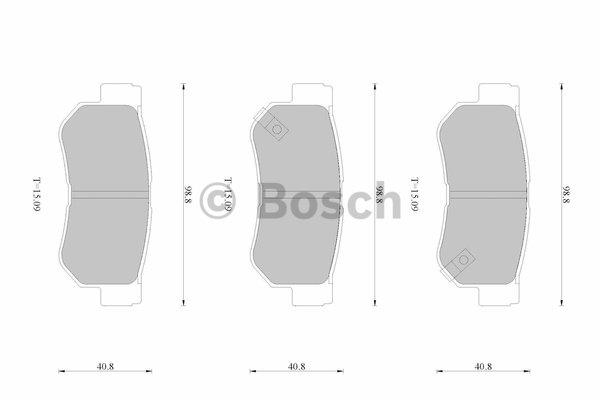 Bosch 0 986 AB1 719 Brake Pad Set, disc brake 0986AB1719: Buy near me in Poland at 2407.PL - Good price!