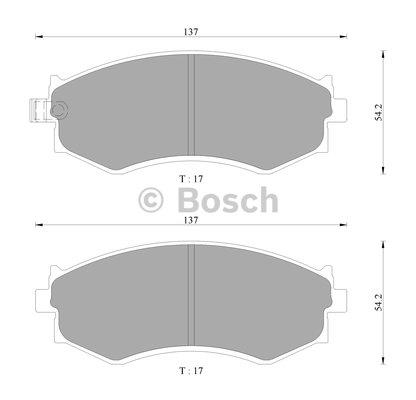 Bosch 0 986 AB9 110 Brake Pad Set, disc brake 0986AB9110: Buy near me at 2407.PL in Poland at an Affordable price!