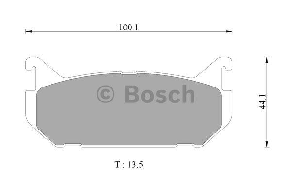 Bosch 0 986 AB9 060 Тормозные колодки дисковые, комплект 0986AB9060: Отличная цена - Купить в Польше на 2407.PL!