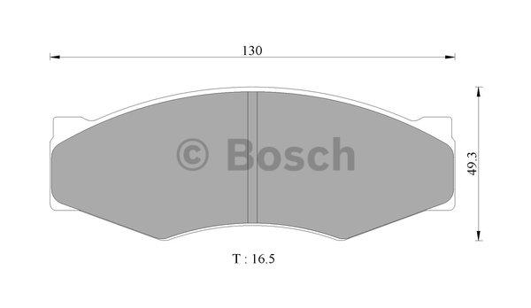 Bosch 0 986 AB9 168 Гальмівні колодки, комплект 0986AB9168: Приваблива ціна - Купити у Польщі на 2407.PL!