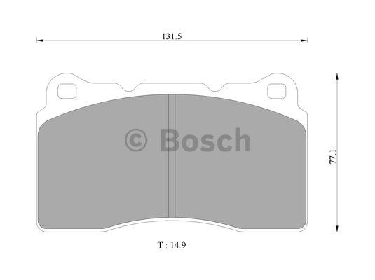 Bosch 0 986 AB9 292 Тормозные колодки дисковые, комплект 0986AB9292: Отличная цена - Купить в Польше на 2407.PL!
