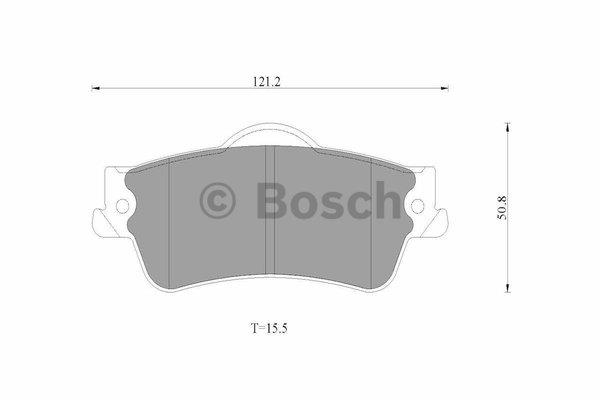 Bosch 0 986 AB1 795 Brake Pad Set, disc brake 0986AB1795: Buy near me in Poland at 2407.PL - Good price!