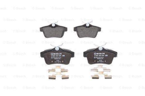 Brake Pad Set, disc brake Bosch 0 986 494 640