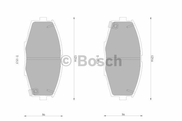 Bosch 0 986 AB9 321 Гальмівні колодки, комплект 0986AB9321: Приваблива ціна - Купити у Польщі на 2407.PL!