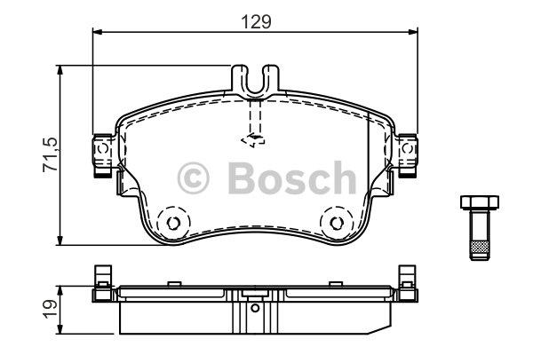 Bosch 0 986 TB3 194 Тормозные колодки дисковые, комплект 0986TB3194: Отличная цена - Купить в Польше на 2407.PL!