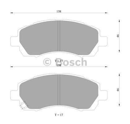 Bosch 0 986 AB9 190 Тормозные колодки дисковые, комплект 0986AB9190: Отличная цена - Купить в Польше на 2407.PL!