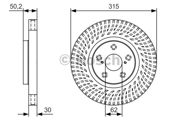 Bosch 0 986 479 U31 Brake disc 0986479U31: Buy near me in Poland at 2407.PL - Good price!