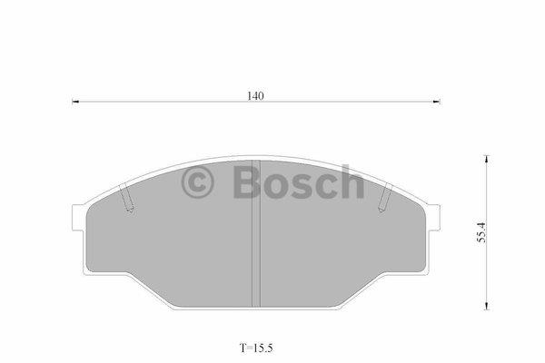 Bosch 0 986 AB4 499 Тормозные колодки дисковые, комплект 0986AB4499: Отличная цена - Купить в Польше на 2407.PL!