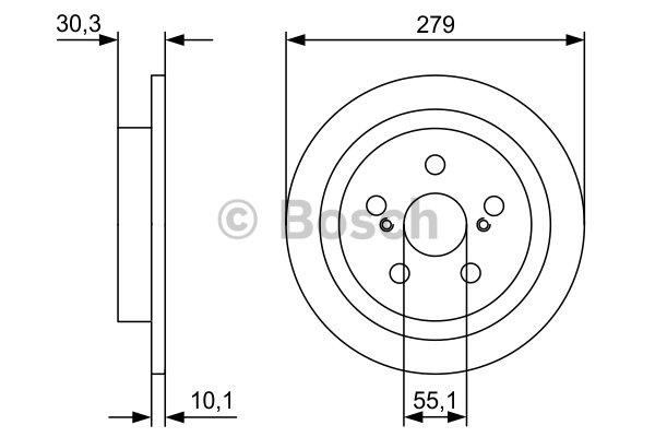 Bosch Bremsscheibe – Preis 122 PLN