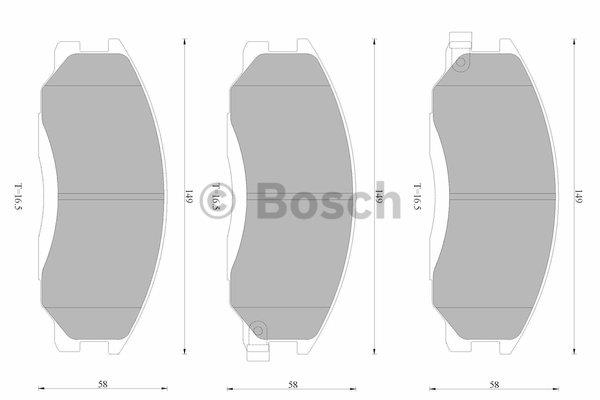 Bosch 0 986 AB9 127 Scheibenbremsbeläge, Set 0986AB9127: Kaufen Sie zu einem guten Preis in Polen bei 2407.PL!