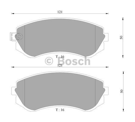 Bosch 0 986 AB9 031 Тормозные колодки дисковые, комплект 0986AB9031: Купить в Польше - Отличная цена на 2407.PL!