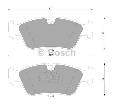 Bosch 0 986 AB4 694 Brake Pad Set, disc brake 0986AB4694: Buy near me in Poland at 2407.PL - Good price!