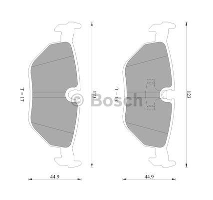 Bosch 0 986 AB4 430 Klocki hamulcowe, zestaw 0986AB4430: Dobra cena w Polsce na 2407.PL - Kup Teraz!