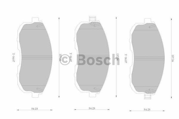 Bosch 0 986 AB1 330 Гальмівні колодки, комплект 0986AB1330: Приваблива ціна - Купити у Польщі на 2407.PL!