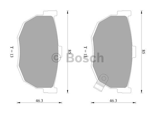 Bosch 0 986 AB1 908 Klocki hamulcowe, zestaw 0986AB1908: Dobra cena w Polsce na 2407.PL - Kup Teraz!