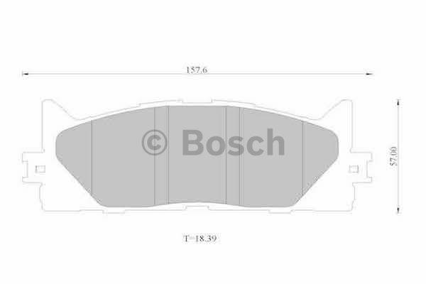 Bosch 0 986 AB1 335 Гальмівні колодки, комплект 0986AB1335: Приваблива ціна - Купити у Польщі на 2407.PL!