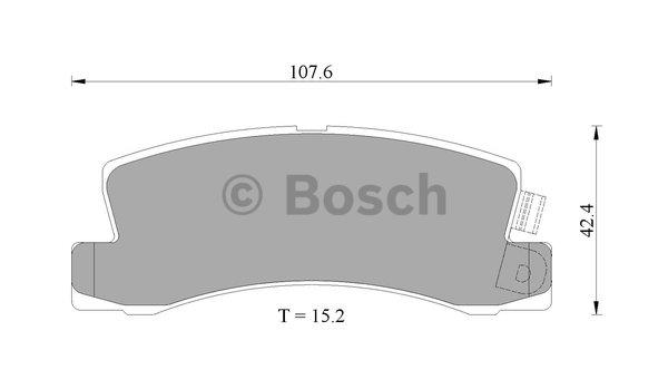 Bosch 0 986 AB4 433 Klocki hamulcowe, zestaw 0986AB4433: Dobra cena w Polsce na 2407.PL - Kup Teraz!