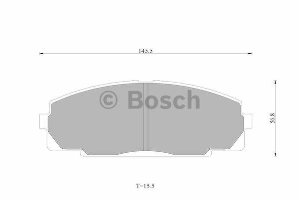 Bosch 0 986 AB4 399 Тормозные колодки дисковые, комплект 0986AB4399: Отличная цена - Купить в Польше на 2407.PL!
