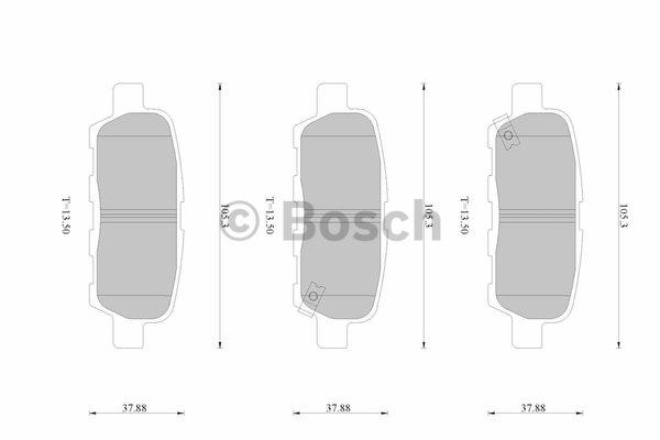 Bosch 0 986 AB2 515 Brake Pad Set, disc brake 0986AB2515: Buy near me in Poland at 2407.PL - Good price!