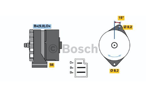 Bosch 0 120 489 016 Alternator 0120489016: Dobra cena w Polsce na 2407.PL - Kup Teraz!