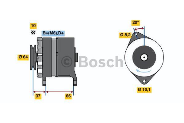 Bosch 0 120 489 190 Alternator 0120489190: Dobra cena w Polsce na 2407.PL - Kup Teraz!