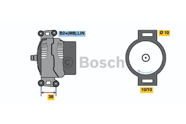 Bosch 0 121 715 009 Alternator 0121715009: Dobra cena w Polsce na 2407.PL - Kup Teraz!