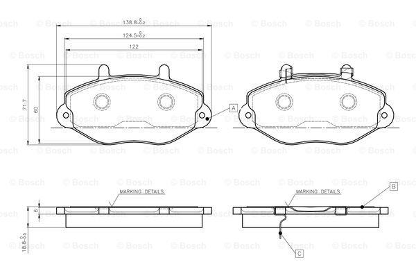 Bosch 0 986 TB2 676 Klocki hamulcowe, zestaw 0986TB2676: Dobra cena w Polsce na 2407.PL - Kup Teraz!