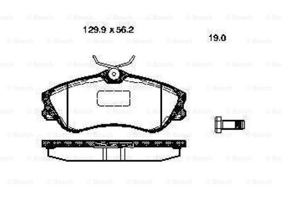 Bosch 0 986 TB2 757 Klocki hamulcowe, zestaw 0986TB2757: Dobra cena w Polsce na 2407.PL - Kup Teraz!