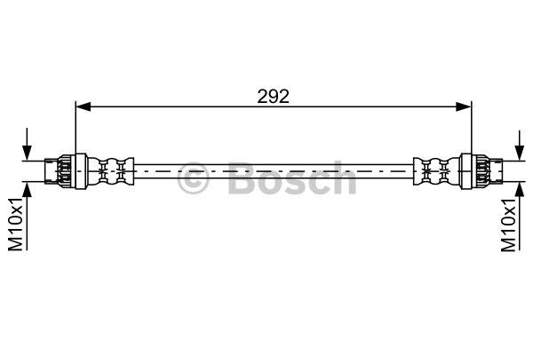 Przewód hamulcowy elastyczny Bosch 1 987 481 767