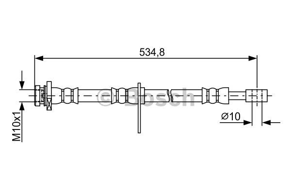 Bosch Bremsschlauch – Preis 58 PLN