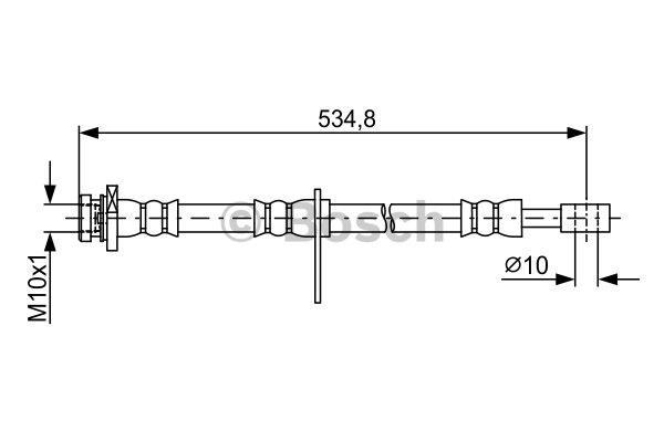 Bosch Bremsschlauch – Preis 49 PLN