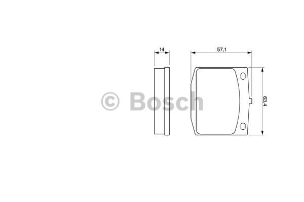 Bosch 0 986 424 425 Scheibenbremsbeläge, Set 0986424425: Kaufen Sie zu einem guten Preis in Polen bei 2407.PL!