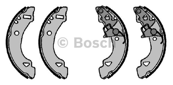 Bosch F 026 004 331 Brake shoe set F026004331: Buy near me in Poland at 2407.PL - Good price!