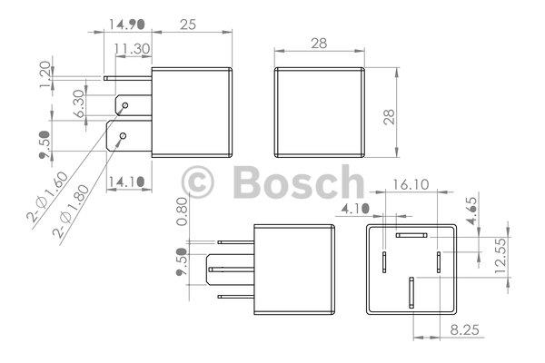 Przekaźnik Bosch 0 986 AH0 082