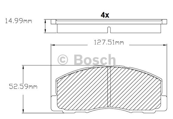 Bosch F 03B 150 215 Klocki hamulcowe, zestaw F03B150215: Atrakcyjna cena w Polsce na 2407.PL - Zamów teraz!