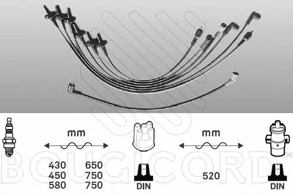 Bougicord 2402 Ignition cable kit 2402: Buy near me in Poland at 2407.PL - Good price!