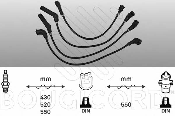 Bougicord 4015 Ignition cable kit 4015: Buy near me in Poland at 2407.PL - Good price!