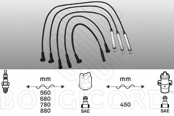 Bougicord 4128 Ignition cable kit 4128: Buy near me in Poland at 2407.PL - Good price!