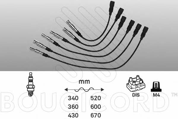 Bougicord 4172 Ignition cable kit 4172: Buy near me in Poland at 2407.PL - Good price!