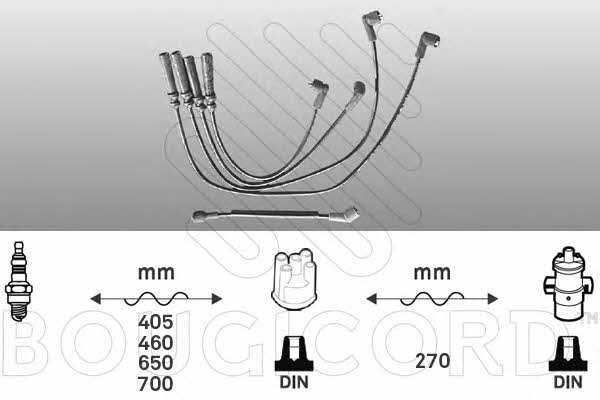 Bougicord 6521 Przewody wysokiego napięcia, komplet 6521: Dobra cena w Polsce na 2407.PL - Kup Teraz!
