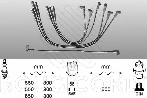 Bougicord 7126 Ignition cable kit 7126: Buy near me in Poland at 2407.PL - Good price!